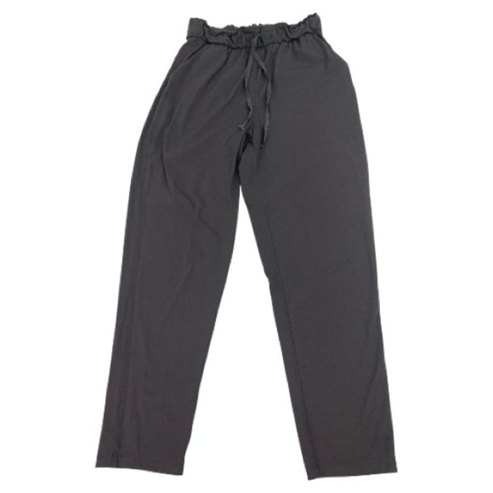 Lululemon Keep Moving Pant Size 6 Black Stretch 7/8 High-rise Comfort Normcore